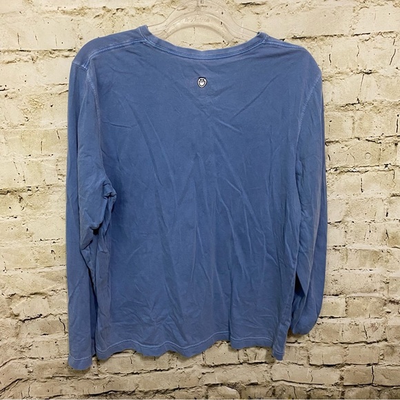 Life Is Good Blue Snow Angel Winter Long Sleeve T Shirt - Picture 3 of 6